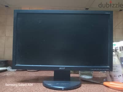 شاشه كمبيوتر فلات ١٩ بوصه ماركه Acer