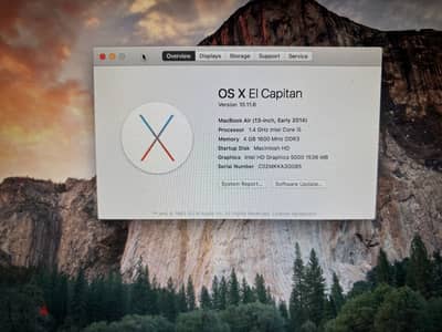 Macbook AIR 13” early 2014