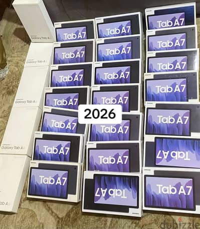 موجود كميات تاب a7 و a6  الجهاز علبة و جراب