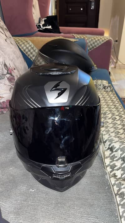 Scorpion EXO-391 Original + Black & Clear Visor medium