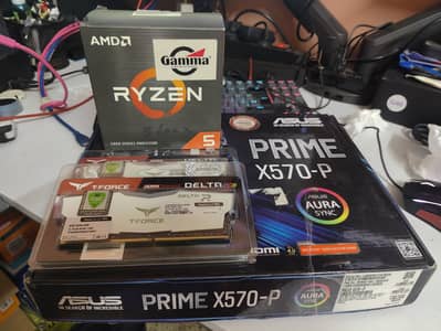 Gaming Bundle | Ryzen 5 5600X + ASUS Prime X570-P + 16GB RGB RAM 