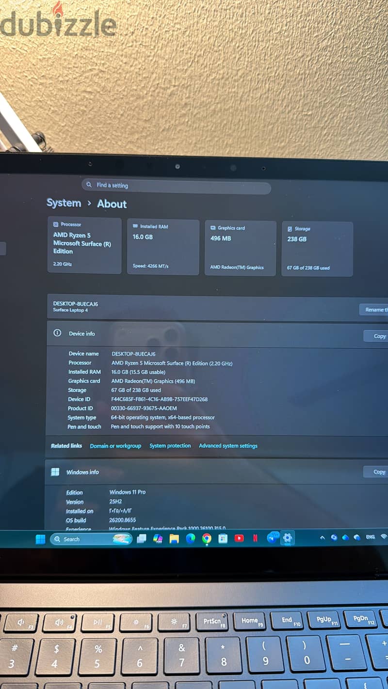 Microsoft surface laptop 2
