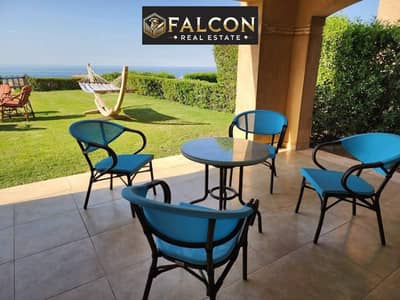 Fully finished beachfront chalet for sale in Ain Sokhna, La Vista resort.