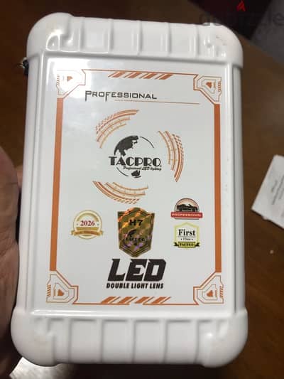 جديد led  tacpro h7 عدد 4 ليدات اقل من تمنهم بكتير