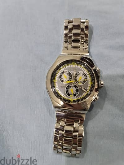 swatch Swiss irony original 48 USA water resistant stainless