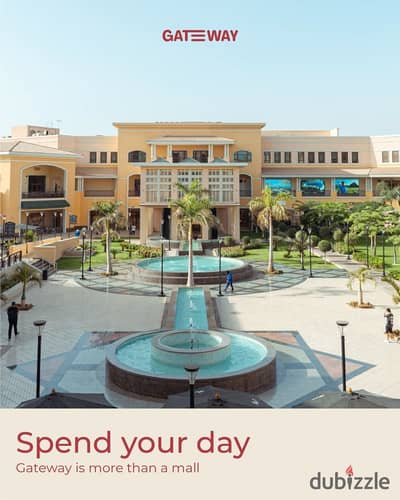 For rent a commercial shop inside Gateway Mall in Al-Rehab City, one of the liveliest shopping malls