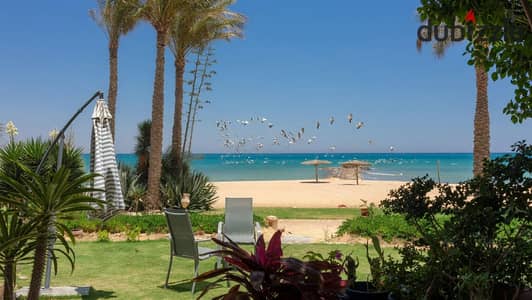2-Bedroom Chalet with Private Garden for Sale in Ain Sokhna | Direct Sea View | Delivery in 6 Months | Fully Operating Resort