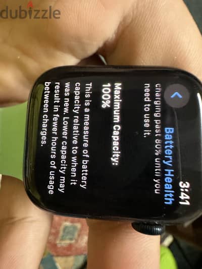 Apple Watch Series 8 45mm maximum capacity 100% no box