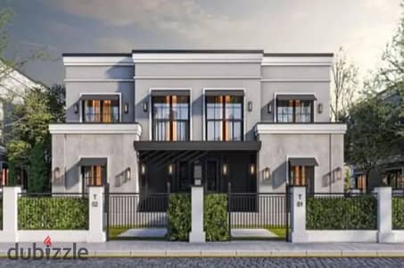 Own a twin house in a very distinctive location in the Rwaya Compound, Sheikh Zayed
