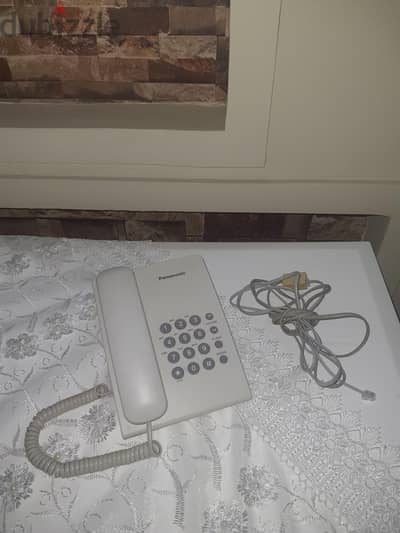 تليفون أرضي بانسونيك Panasonic KX -TS500FX أصلي بحالة ممتازة