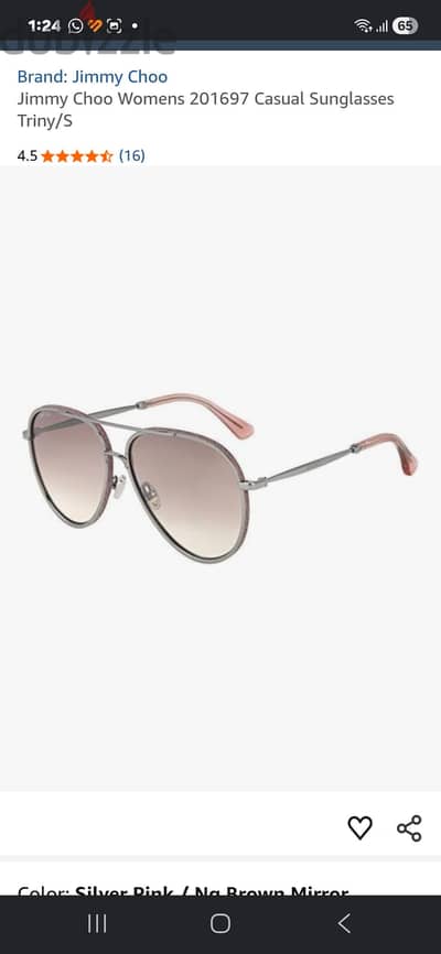 jimmy choo aviator