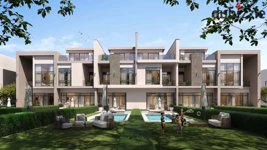 Townhouse for sale at Saada , New Cairo , Ready to move , Semi Finished