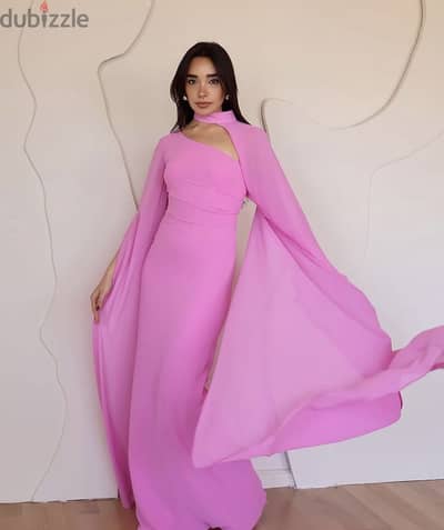 Classy fuchsia dress