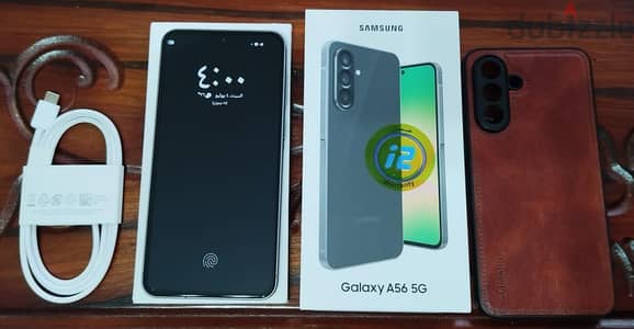 سامسونج a56 5G 128/8 كسر زيرو انضف حاله و افخم لون بعلبته وصلة شحن متب