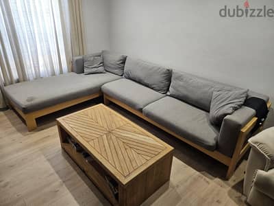 L-Shape 3m×2m by Massive-Furniture  كنبة حرف ل ٣×٢ متر من ماسيف فرنتشر