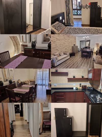 Furnished apartment for rent in Al Rehab 1, modern and classic furniture, and the price is 40000 EGP