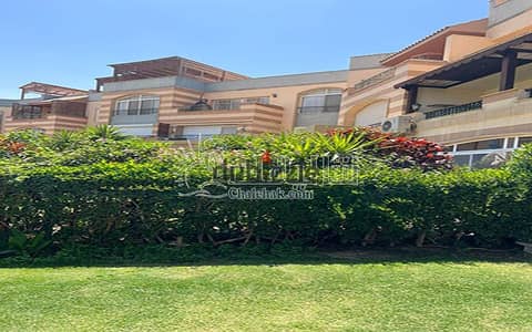 Ground Floor Furnished Chalet with Private Garden, Direct Sea & Pool View | Blumar Dome Ain Sokhna