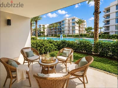 Marassi Marina west 2BR . Garden & Direct pool view