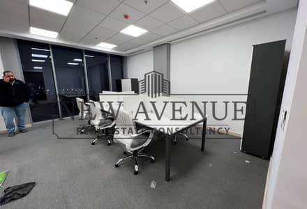 Fully Finished Office for rent  with Premium View Cairo festival city 96 sqm
