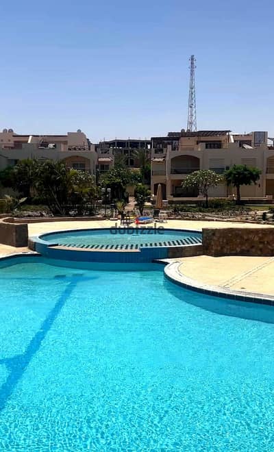 Chalet finished for sale in the finest Resort directly on the sea on the Galala road in Ain Sokhna