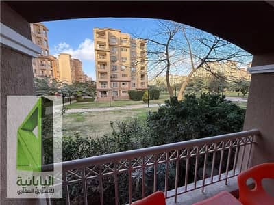 شقه 107م بمدينتى للايجار مفروش ارضي بحديقه 2 نوم و1 حمام