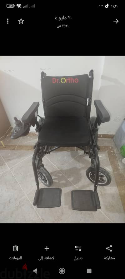 للبيع كرسي متحرك كهربائي Dr. Ortho – حالة ممتازة جدًا