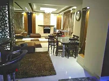 Furnished apartment for annual rent 205 m / Smouha, Anthonyades City Compound, in front of the new axis road, fully air-conditioned
