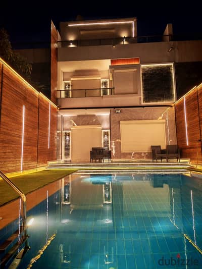 Villa with swimming pool for sale, Zayed Dunes Compound, Sheikh Zayed