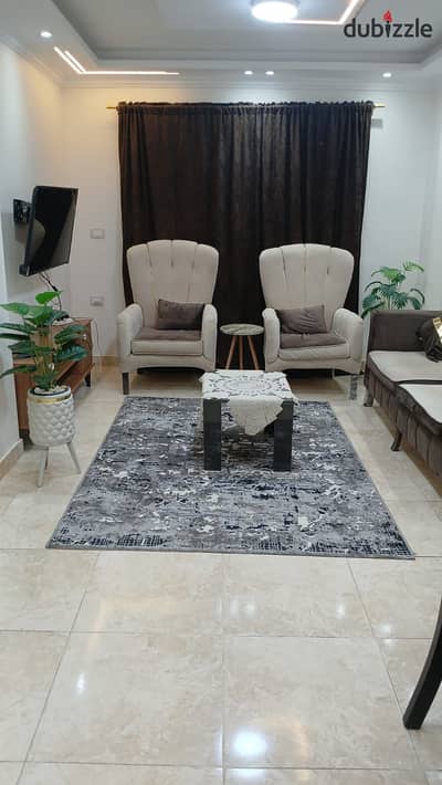 Furnished apartment for rent ultra super lux compound DQ in New October