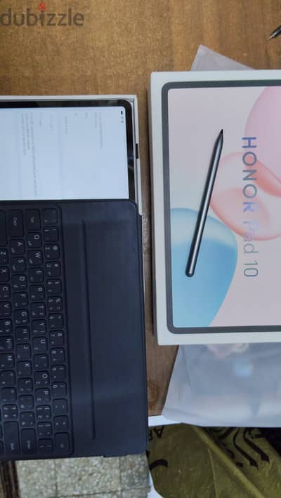 تابلت هونر باد 10Honor pad) 10) كسر الزيرو بالعلبه والقلم والكيبورد