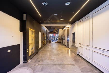 Shop for sale in Smouha (Sherif Ramzy St. ) – 70 m² ground floor + 140 m² mezzanine