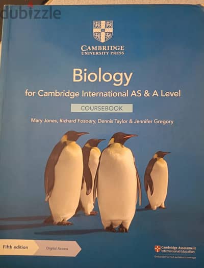 Biology Cambridge International AS & A Level Coursebook (5th Ed. )	978-