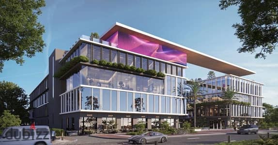Administrative Office مكتب اداري في مول بيراميدز بلازا Pyramids Plaza بمساحة 36 متر علي البلازا علي الحي الايطالي بمقدم 10% وقسط علي 4 سنين
