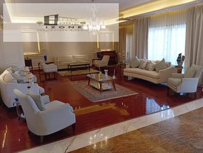 Fully Furnished Villa for Rent – Katameya Dunes New Cairo – 1450sqm – Elevator & Huge Garden – 6 Bedrooms – 10 Bathrooms