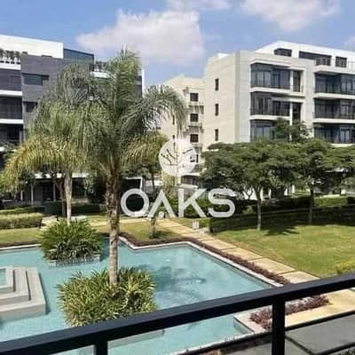 Apartment for sale fully finished with air conditioning in Waterway in Fifth_Settlement In front of the American University
