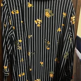 Flower Blouse Black 1