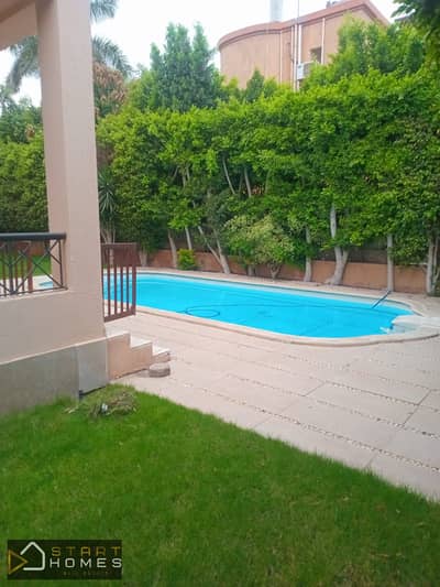 A detached villa for rent in Al Rehab