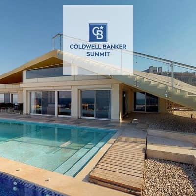 For quick sale A villa directly on the lagoon, fully finished, in Monte Galala, Ain Sokhna, ready for immediate occupancy (ready for inspection)