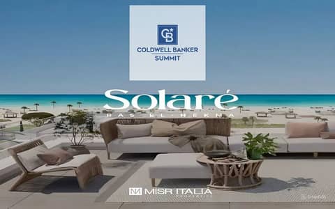 A seaside villa for sale, 211 sqm, with a total price of 21 million, payable in installments over 6 years in Solari Compound at Kilometer 199, Ras El