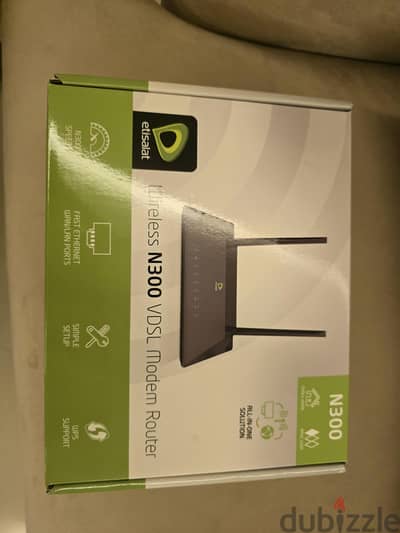 Etisalat router wireless N300 vdsl dual band