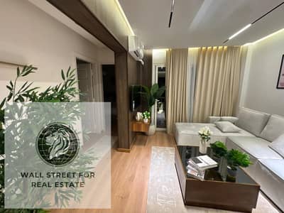 furnished apartment for rent in madinaty B7 modern furniture steps from services area