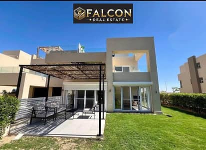 Villa 240m (5 rooms - sea view) Marsa Bagoush Sidi Heneish (ground floor - first floor - roof) near Silversands Ora and Hacienda Palm Hills