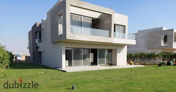 Ready to Move and Finished Twin House with Beautiful view in Hadaba next to Pyramids Hills