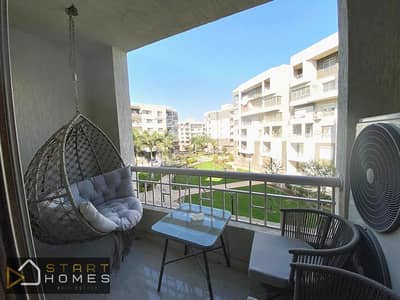Furnished 3-bedroom apartment for rent in Madinaty (B10), 168 sqm; features custom finishing and an open-plan (American-style) kitchen. First-time
