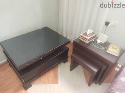 طقم 3 ترابيزات+واحدة فرضاني كبيرة