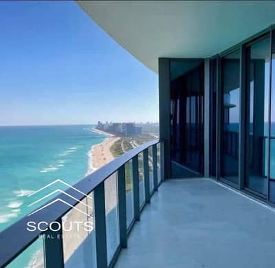 Apartment for sale in City Edge Towers, Alamein, fully finished with air conditioning. Prime location, live near the marina directly on the sea.