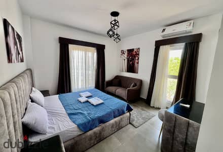 Fully Finished 2bed chalet Amwaj North coast