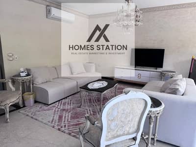 Apartment with garden & private swimming pool for rent in Lake View Residence new cairo