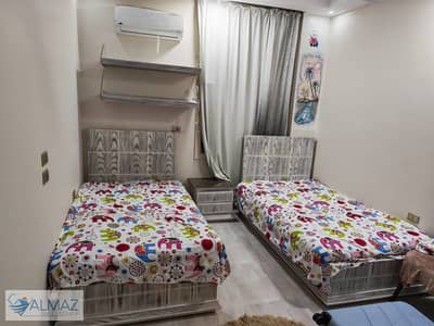 Furnished apartment for rent in Zizinia Family 2, Fifth Settlement, near South 90th Street and Mohamed Naguib Axis.
