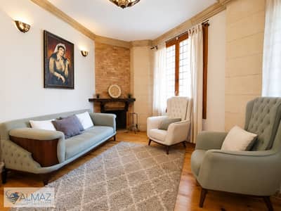 A furnished 340 sqm apartment for rent in Al Shweifat, Fifth Settlement, close to amenities.